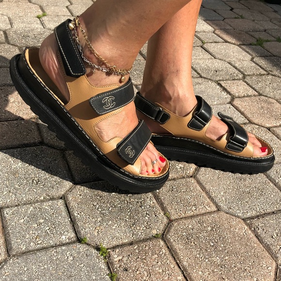 chanel birkin sandals